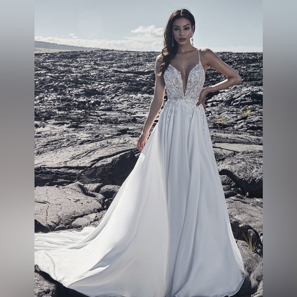 Calla Blanche Marianne Ivory Wedding Dress - Picture 9 of 9